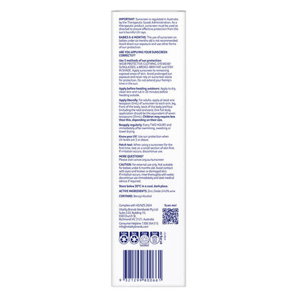 Cancer Council Clear Zinc Kid SPF50+110g