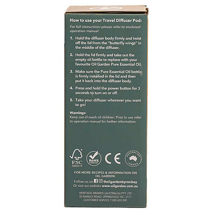 Oil Garden Travel Diffuser Pod