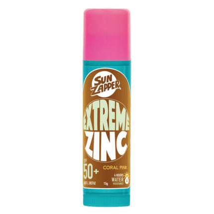 Sun Zapper Extreme Zinc Stick Coral Pink 15G