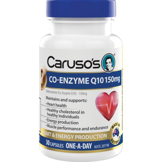 Caruso's Natural Health Co-Enzyme Q10 150mg 30 Capsules