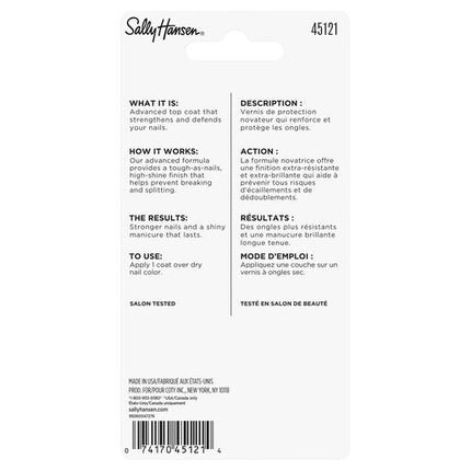 Sally Hansen Advanced Hard As Nails Strengthening Top Coat 13.3ML