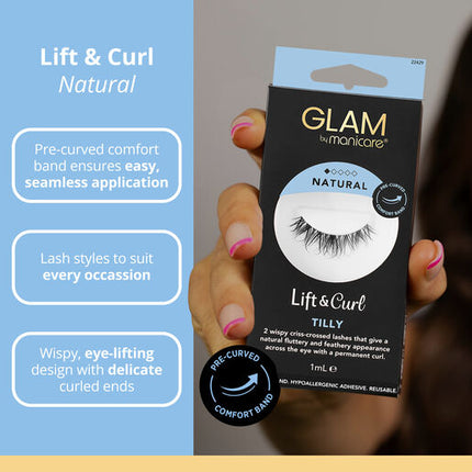 Glam by Manicare Lift & Curl Tilly Natural