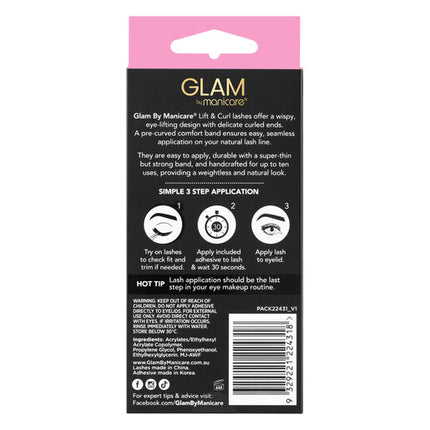Glam by Manicare Lift & Curl Poppy Intense