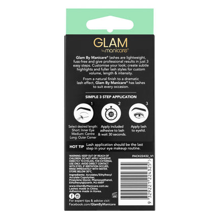 Glam by Manicare Individual Lashes Demmie