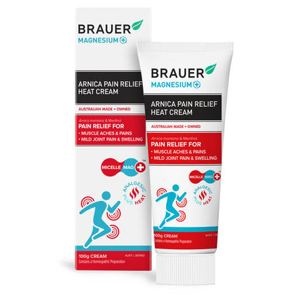 Brauer Magnesium+ Arnica Pain Relief Cream 100g