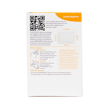 Primapore 7.2cm X 5cm 5 Pack