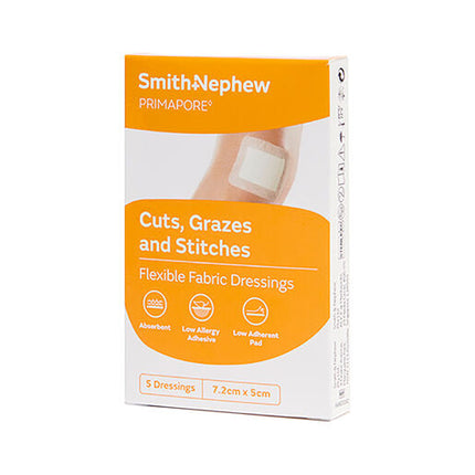 Primapore 7.2cm X 5cm 5 Pack