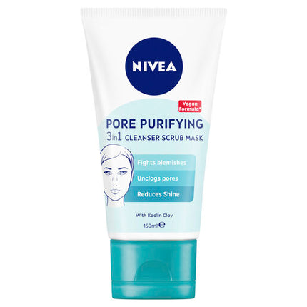 Nivea 3 in 1 Face Cleanser Mask 150ml
