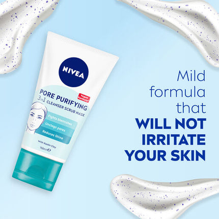 Nivea 3 in 1 Face Cleanser Mask 150ml
