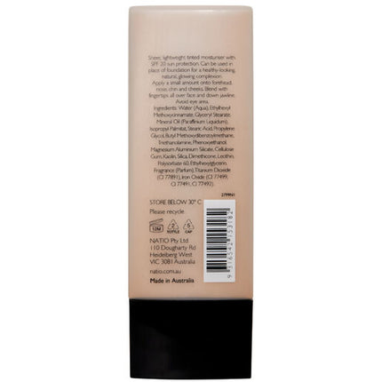 Natio Tinted Moisturiser SPF 20 Sand