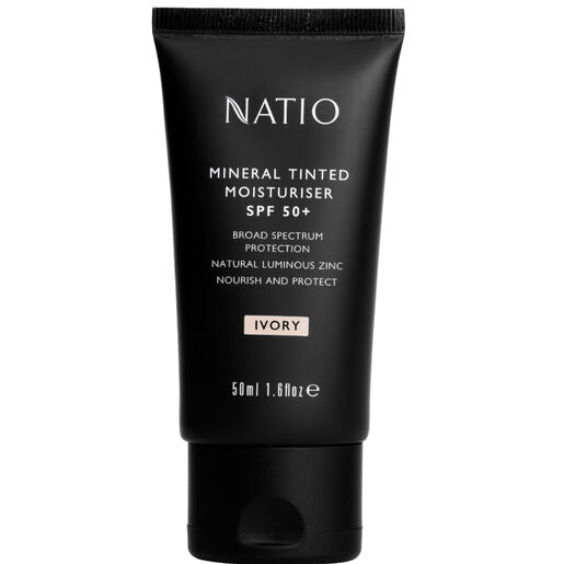 Natio Mineral Tinted Moisturiser SPF 50+ Ivory