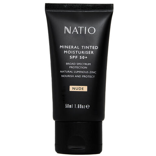 Natio Mineral Tinted Moisturiser SPF 50+ Nude