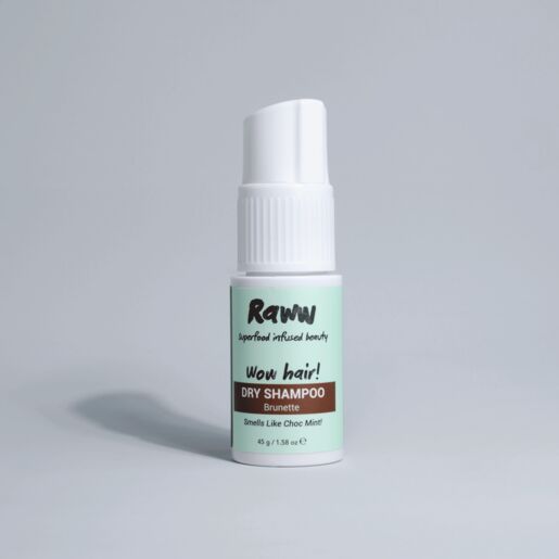Raww Wow Dry Shampoo Brunette Choc Mint 45g