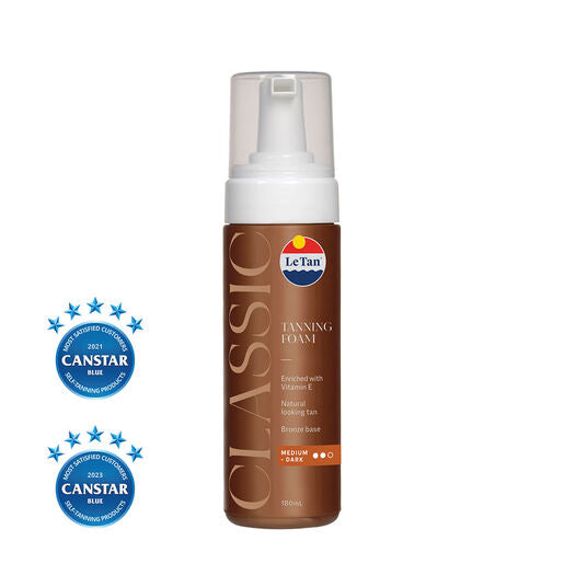 Le Tan Classic Foam Medium Dark 180mL
