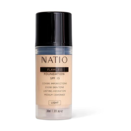 Natio Flawless Foundation SPF 15 Light