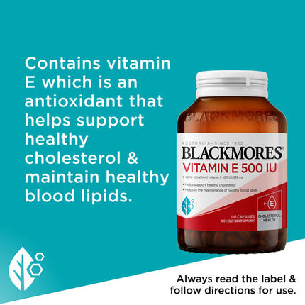 Blackmores Vitamin E 500 IU Capsules 150