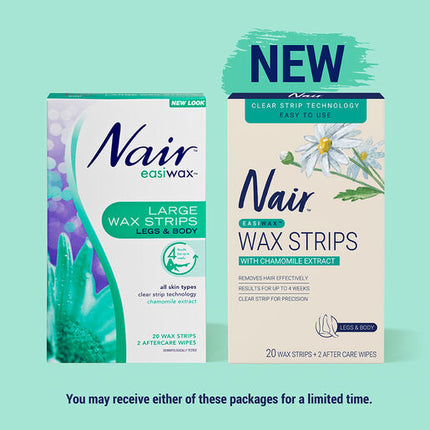 Nair Easiwax Large Wax Strips 20 Pack