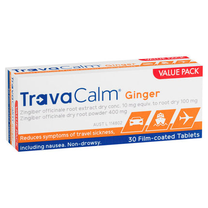 TravaCalm Ginger 30's Tablets