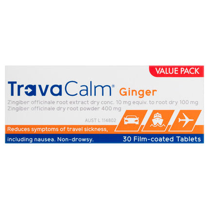 TravaCalm Ginger 30's Tablets