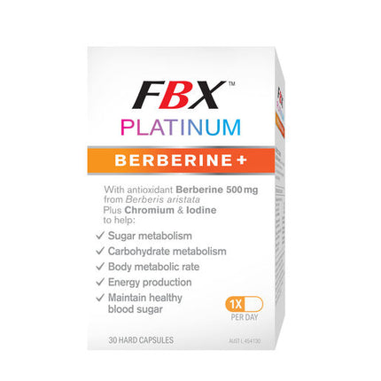 Naturopathica FBX Platinum Berberine 30 Capsules