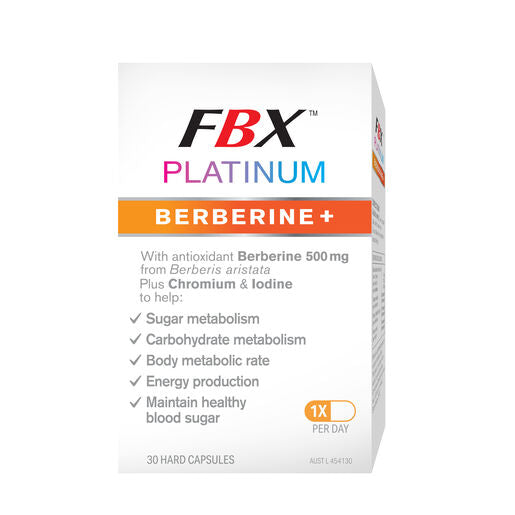 Naturopathica FBX Platinum Berberine 30 Capsules