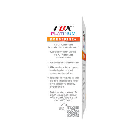 Naturopathica FBX Platinum Berberine 30 Capsules