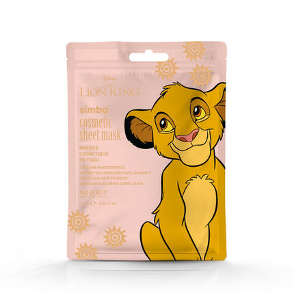 Lion King Reborn Cosmetic Sheet Mask Simba 25ml