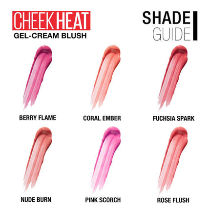 Maybelline Cheek Heat Blush 30 Coral Ember