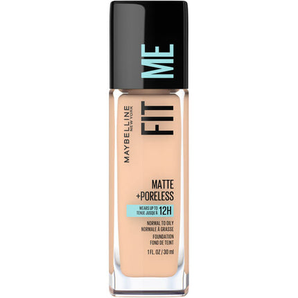 Maybelline Fit Me Matte & Poreless Mattifying Liquid Foundation 124 Soft Sand