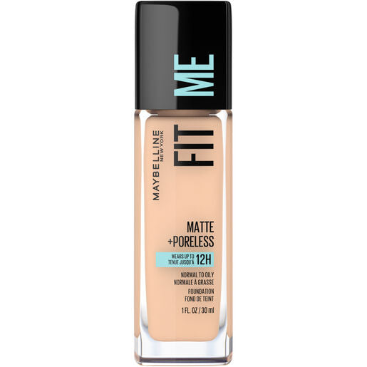 Maybelline Fit Me Matte & Poreless Mattifying Liquid Foundation 124 Soft Sand