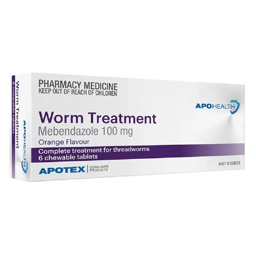 ApoHealth Worm Chewable Tablet Blister Pack 6