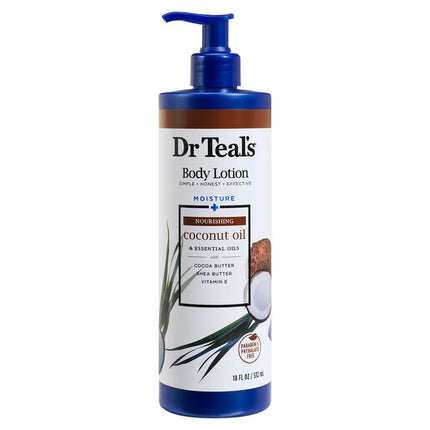 Dr Teal's Body Lotion Coconut Oil 532ml