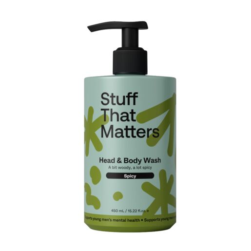 Stuff Men's Head & Body Wash Cedar & Spice 450ml