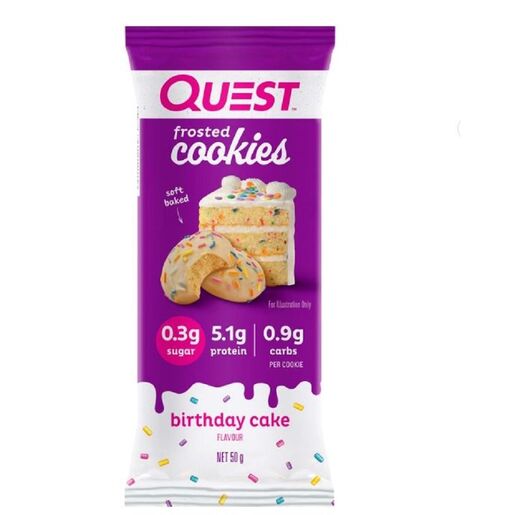 Quest Cookies BirthdayCake 50g (2x25g)