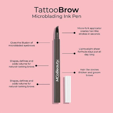 MCoBeauty Tattoo Brow Microblading Ink Pen Medium Brown