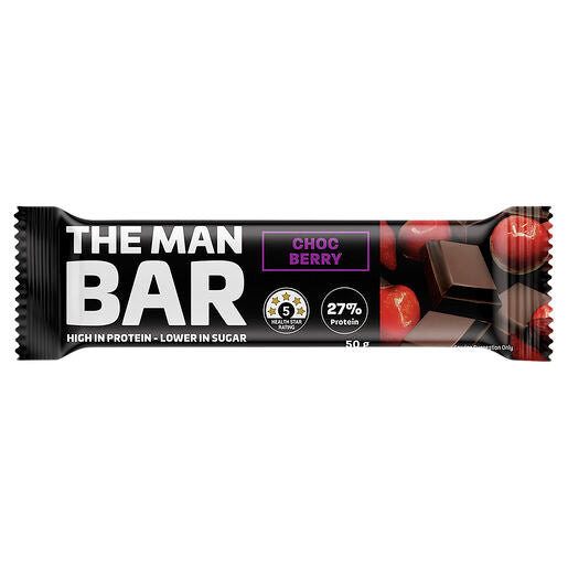 The Man Bar Choc Berry 50g