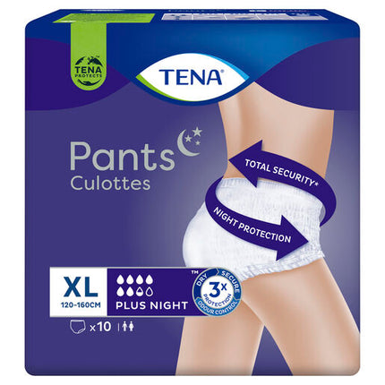 Tena Pants Plus Night Extra Large 10pk