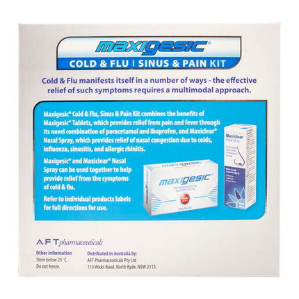 Maxigesic Cold & Flu Sinus & Pain Kit