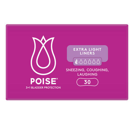 Poise Liners Extra Light 30