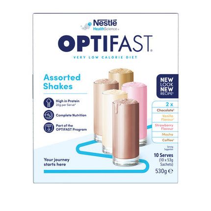Optifast VLCD Shake Assorted 10x53g