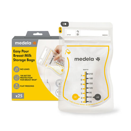 Medela Easy Pour Breastmilk Storage Bags 25pk