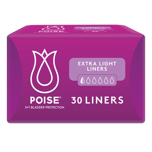 Poise Liners Extra Light 30
