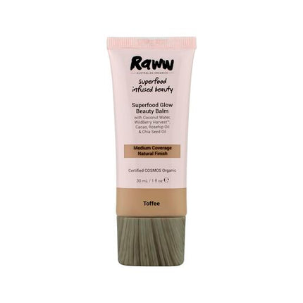 Raww Superfood Glow Beauty Balm Cream Toffee