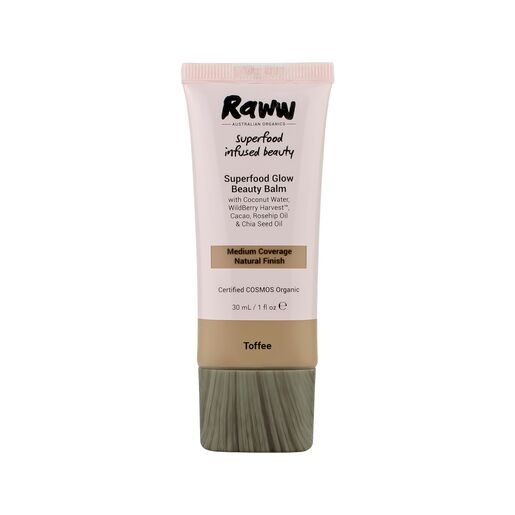 Raww Superfood Glow Beauty Balm Cream Toffee