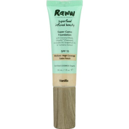 Raww Superfood Camouflage Foundation Vanilla