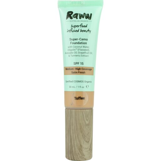 Raww Superfood Camouflage Foundation Toffee