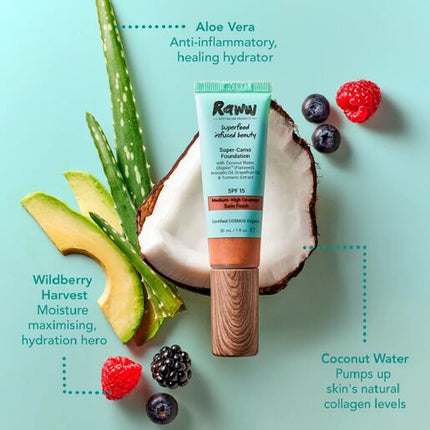 Raww Superfood Camouflage Foundation Vanilla