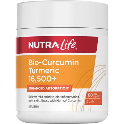 Nutra-Life Bio-Curcumin Turmeric 16,500+ Capsules 60