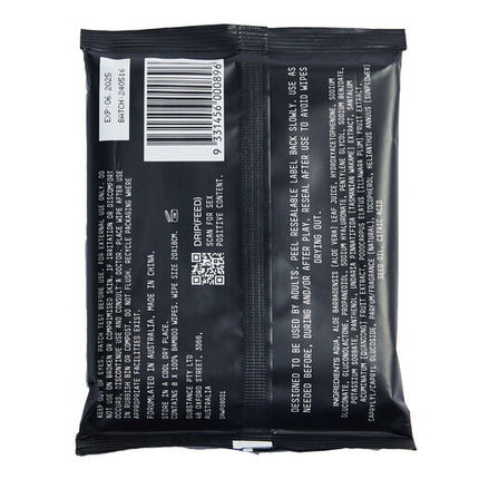 Drip 8 Pack 70 Gsm Bamboo Wipes Pouch