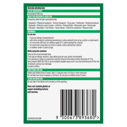 Panadol Liquid Capsules 16s